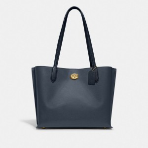 Dámské Tote Coach Willow In Colorblock Blankyt | CZ XYG131